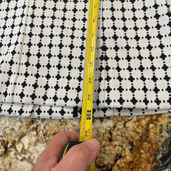 CAbi Women's Black & White/Off 60's Retro Lattice Teatime Jacket/Blazer - SIZE S - Picture 7 of 10